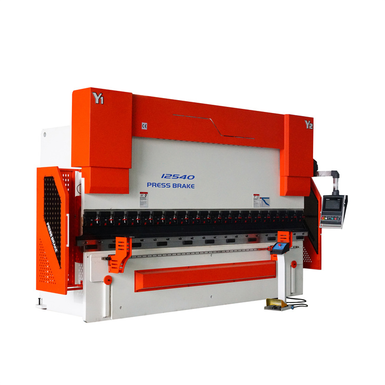 125t 2500mm 4 축 Da53t 시스템 CNC 수압기 브레이크 기계