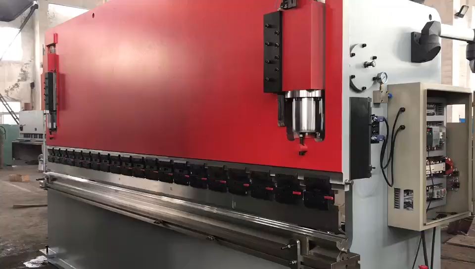 מכונת כיפוף מתכת 3 מ"מ, בלם Cnc עם בקר E21