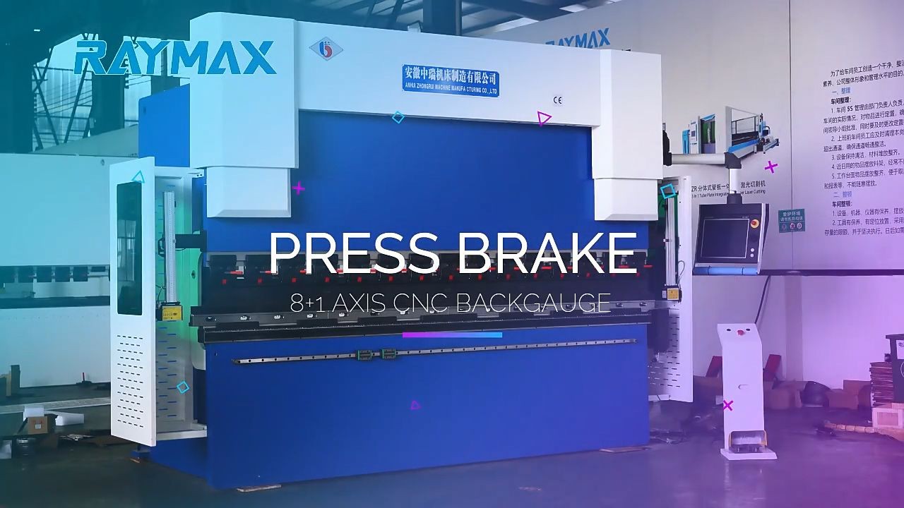 6/8 Axis Cnc/Nc Hidravlik Pres Əyləc Çarxı Qovluq Maşını