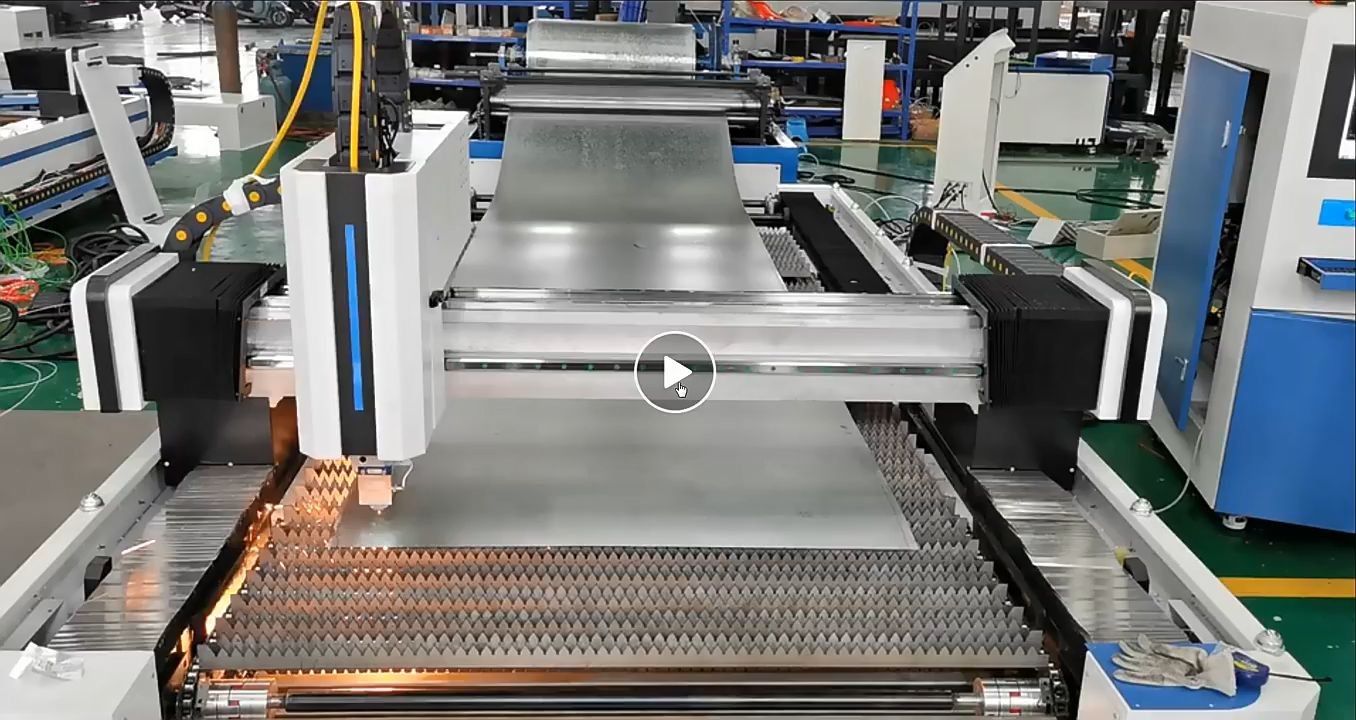 Cnc Fiber Steel Metal lasersnijder / aluminium ijzer lasersnijmachine
