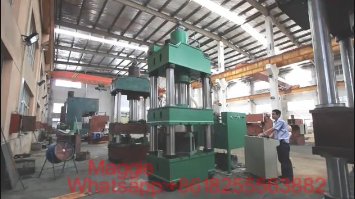 H-Frame Hydraulic Power Press Die Press Machine Untuk Stamping Kulit Pintu