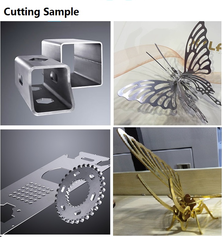 Polad Alüminium Levha üçün Cnc Fiber Lazer Kesici Maşın
