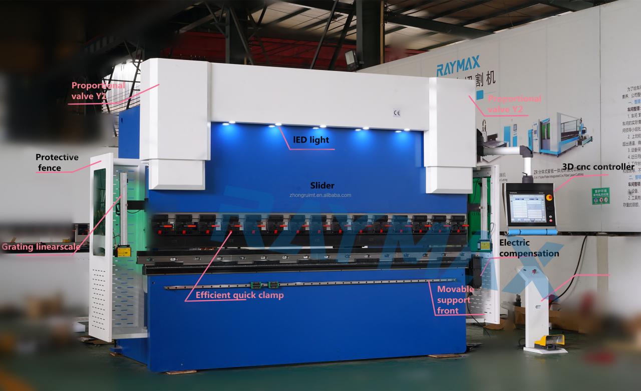 8+1 축선을 가진 스테인리스를 위한 Cnc 수압기 브레이크 100t2500 8+1 축선을 가진 스테인리스를 위한 Cnc 수압기 브레이크 100t2500