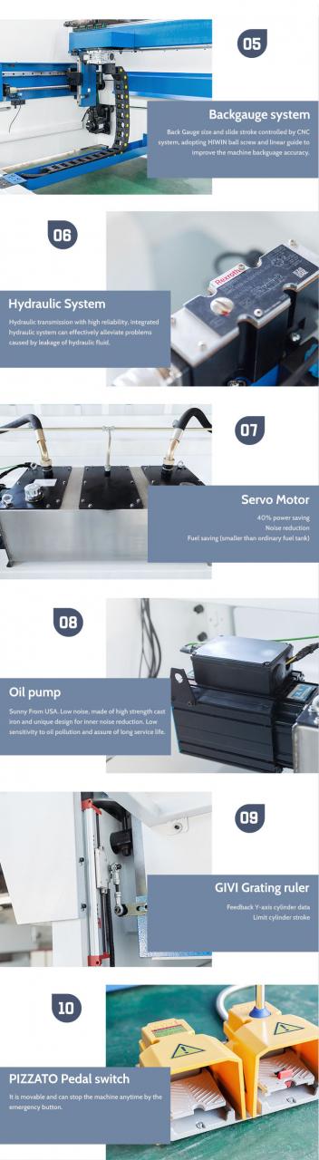 Da58t コントローラ システム シート メタル プレート 油圧プレス ブレーキ