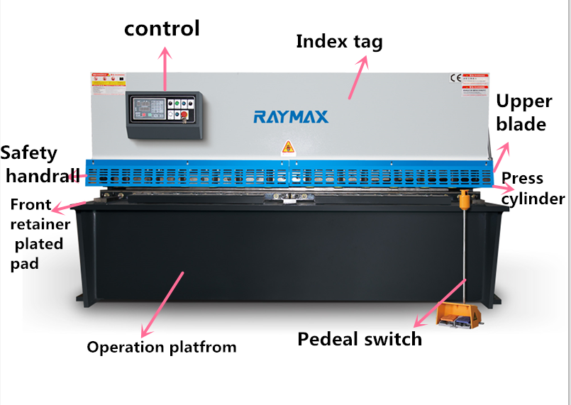 공장 가격 깎는 기계 Qc12y-4x2500 유압 가위 기계