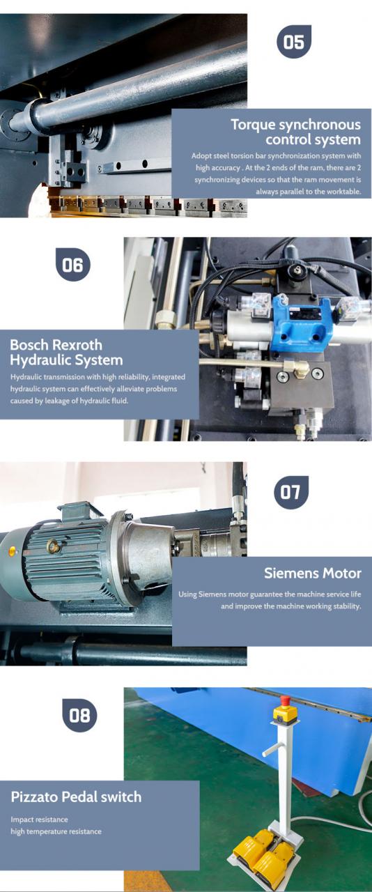 Yüksək Keyfiyyətli Kiçik Sac Hidravlik CNC/NC Pres Əyləc Maşını