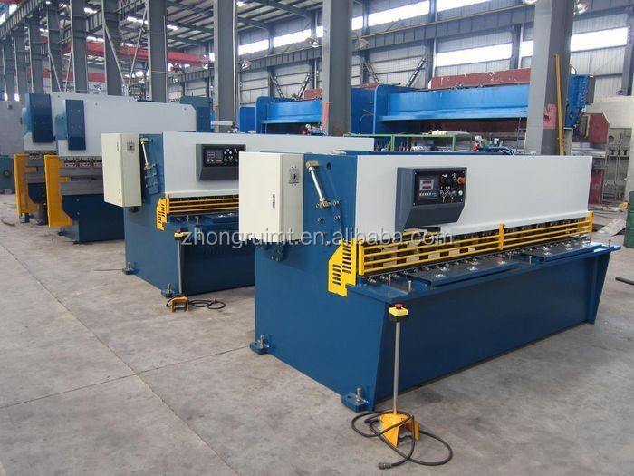 Maks 6mm Kəsmə Qalınlığı Nc Hidravlik Swing Beam Kəsmə Maşınları