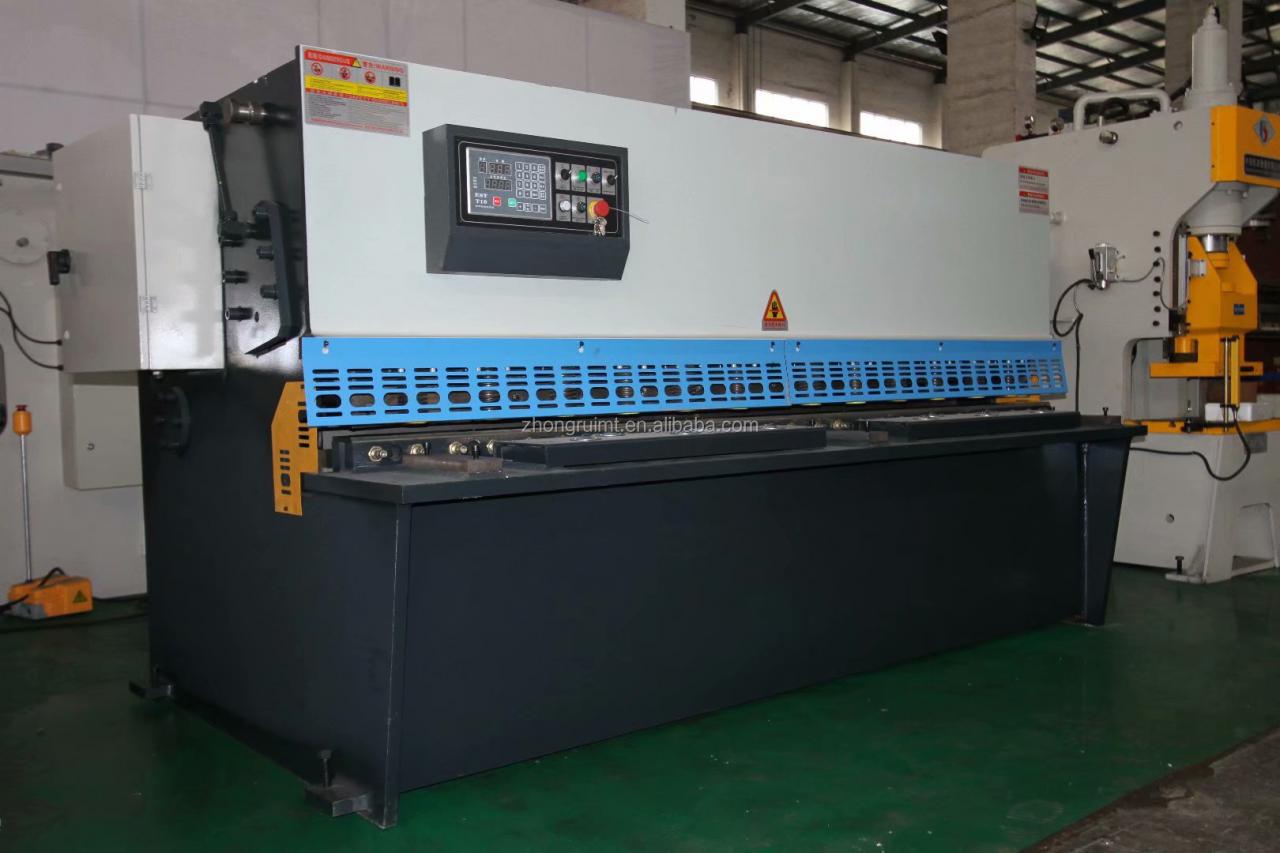 Qc12k-16x2500 Paslanmayan Polad Plitələr Kəsmə Makinası Cnc